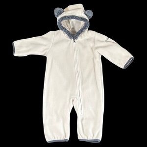 Columbia Unisex One-piece bear bunting for baby.